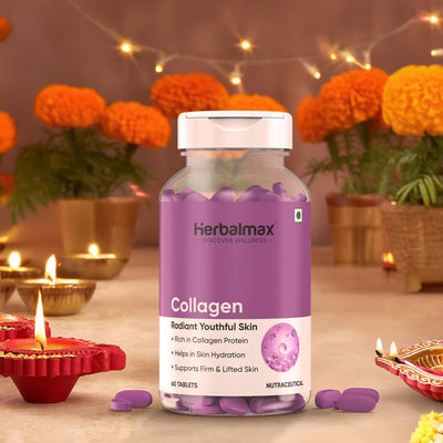 Collagen - For Youthful Skin, Hair, Joints & Nails, 800mg (60 Tablet)