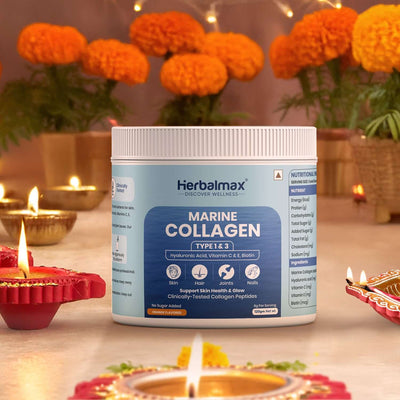 Herbalmax Marine Collagen Powder (120gm)