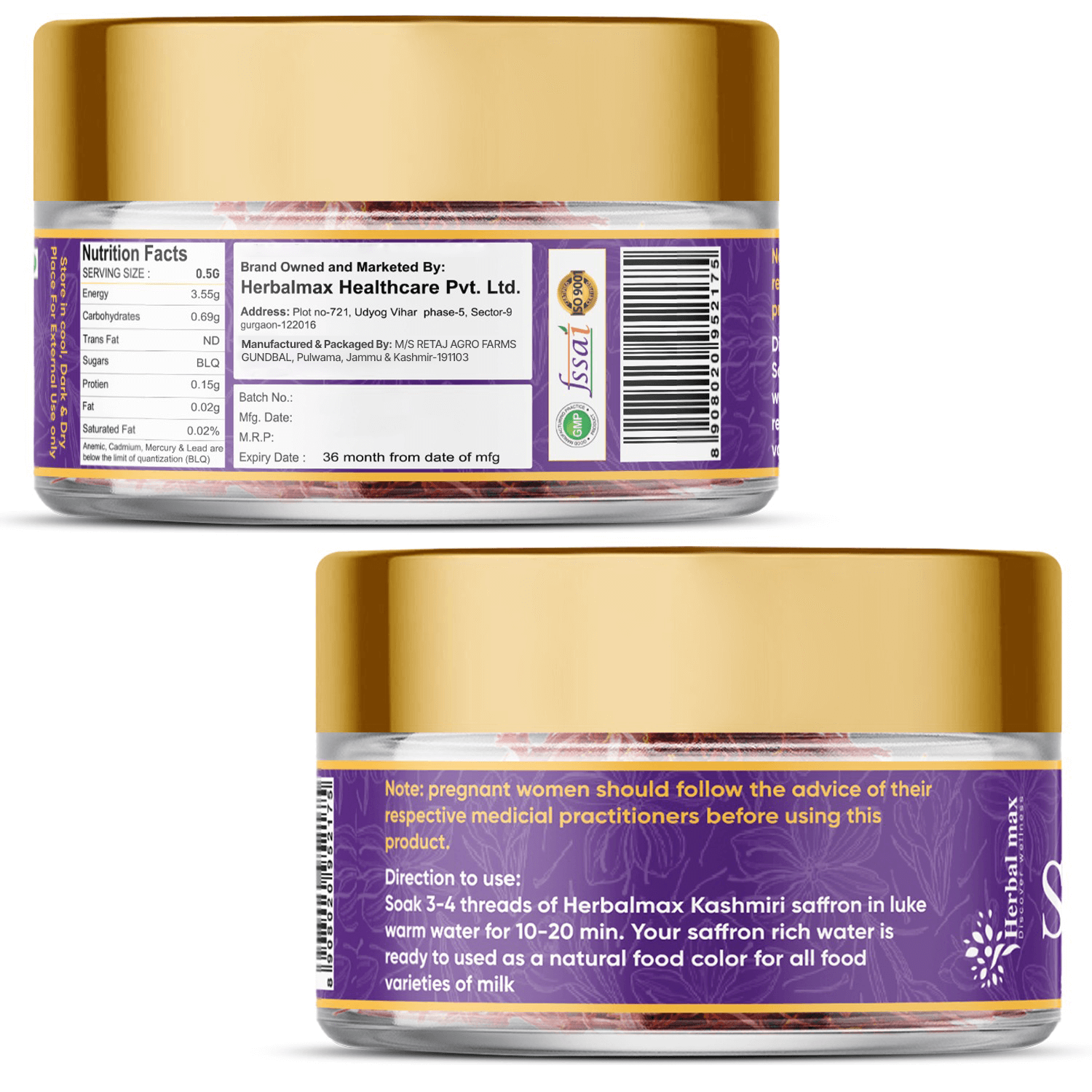 Saffron benefits
