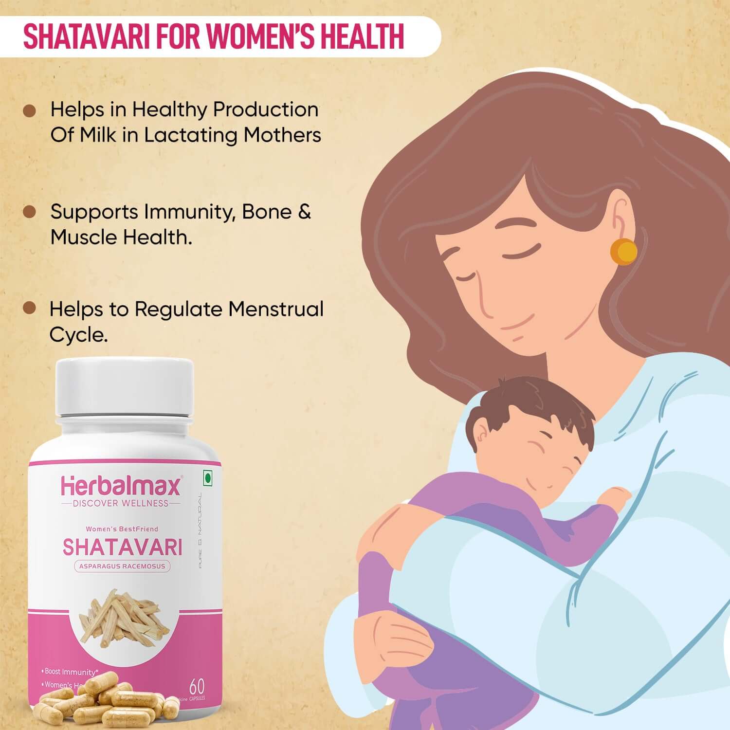 shatavari capsules for mother