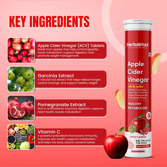 key ingredients apple cider vinegar effervescent