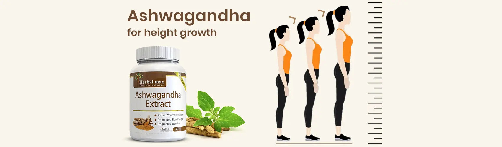 Does Herbalmax Ashwagandha Help in Increasing Height?