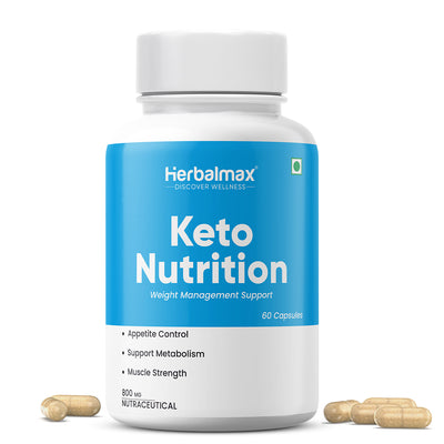 Herbalmax - Keto Nutrition - Weight Management Supplement 800mg (60 Cap)