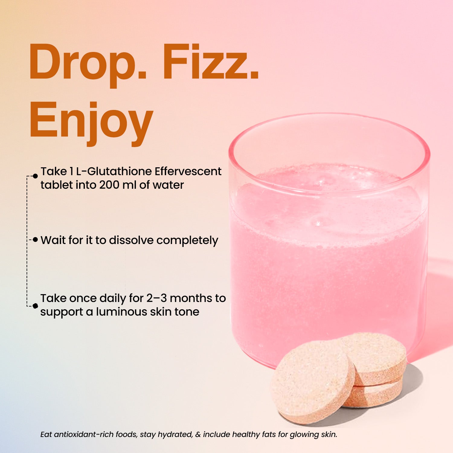 glutathione tablets dissolve in water How to Take Glutathione Effectively: Dosage & Tips main image 0