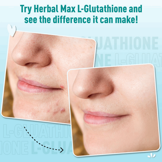 Herbal max L-Glutathione - for Skin Brightening & reduced pigmentation  - 60 Veg Tablets