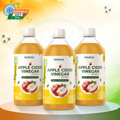 ACV Juice Pack of 3 Weight Management - Unfiltered & Unpasteurized (450ml) -