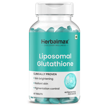 Liposomal Glutathione - For Glowing Skin & Reduce Pigmentation For Men & Women, 60 Veg Tablets