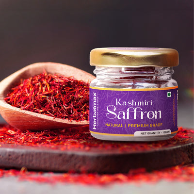 100% Natural Kashmiri Saffron(Zafran Leaves) - 1gm
