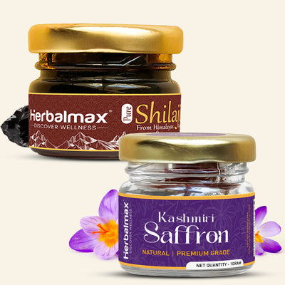 Pure Himalayan Shilajit & Kashmiri Saffron