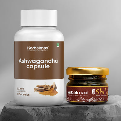 Ashwagandha Extracts & Pure Himalayan Shilajit
