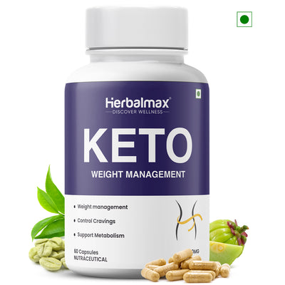 Herbalmax Keto Advance - for Natural & Organic Weight Management (60 Capsule)