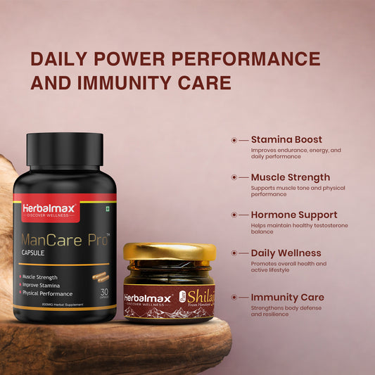 ManCare Pro and Pure Himalayan Shilajit