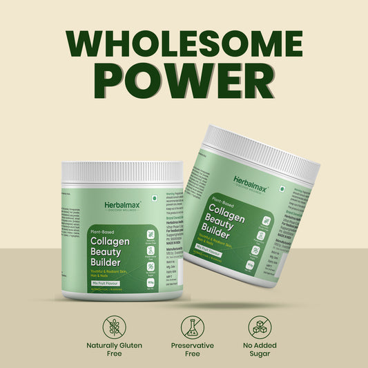 Herbalmax Plant Based Veg Collagen Beauty Builder pack of 2
