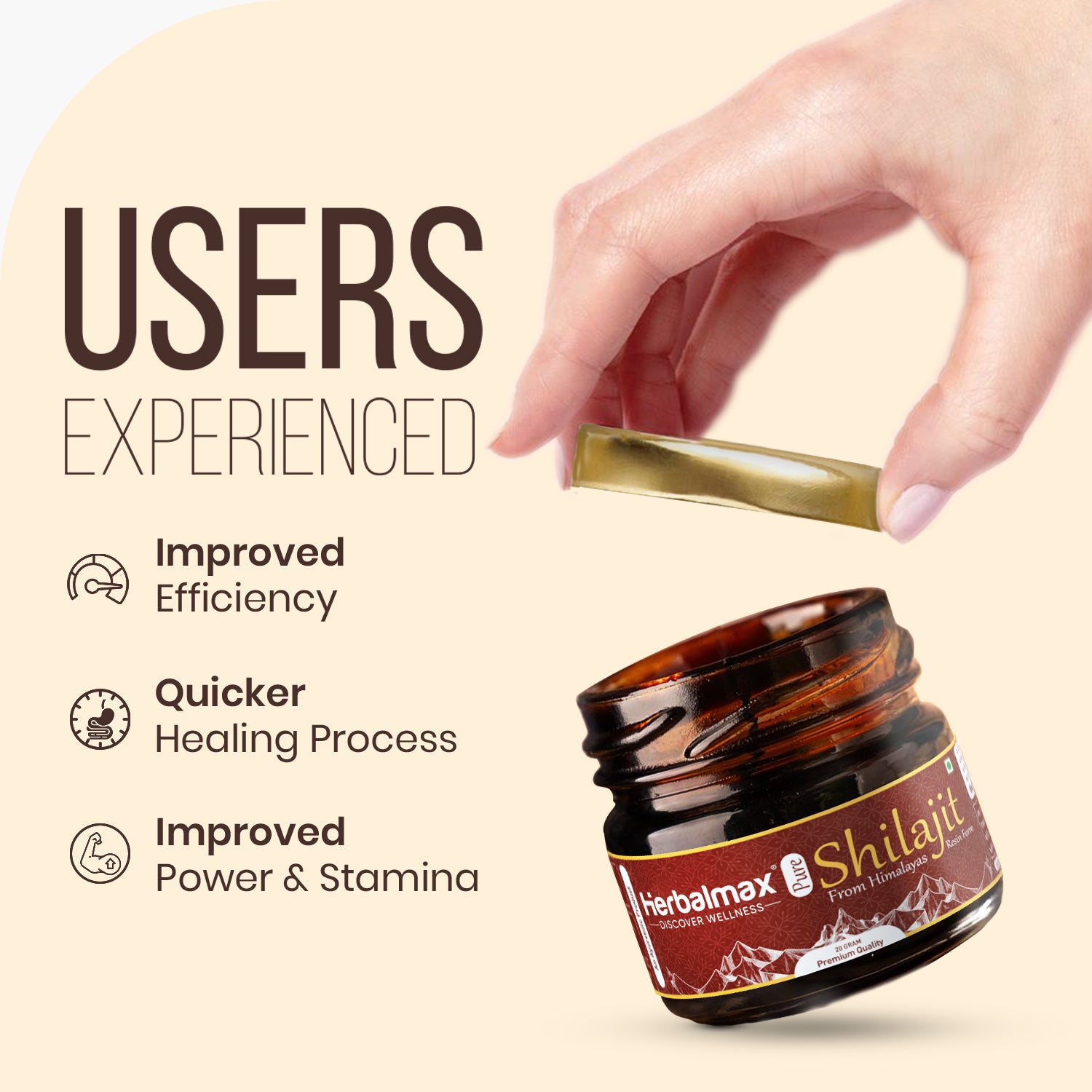 Shilajit Himalayen Pur – Résine Molle – 70% Acide Fulvique – 20g – Valide 01/2027