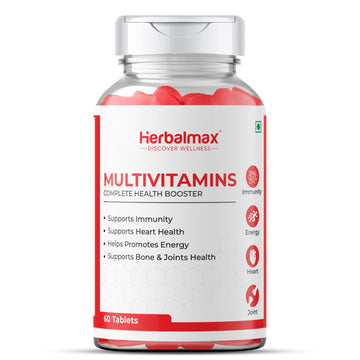 Multivitamins Tablets, support Energy, Heart, Bones & Joint Health for Men & Women – 60 Veg Tablets