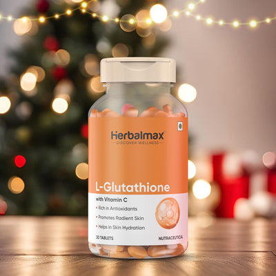 L-Glutathione 500mg with Vitamin C – Skin Brightening, Anti-Aging Supplement for Glowing Skin & Immune Support