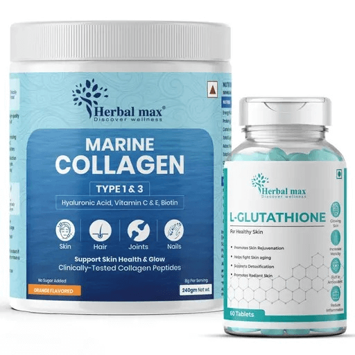 Marine Collagen and L-Glutathione with vitamin C 