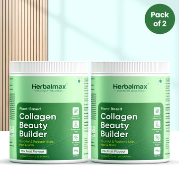 Plant Based Veg Collagen Beauty, pack of 2 (195g) Mix Fruit Flavour