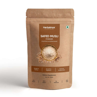 Safed Musli Powder for strength and stamina - 100gram