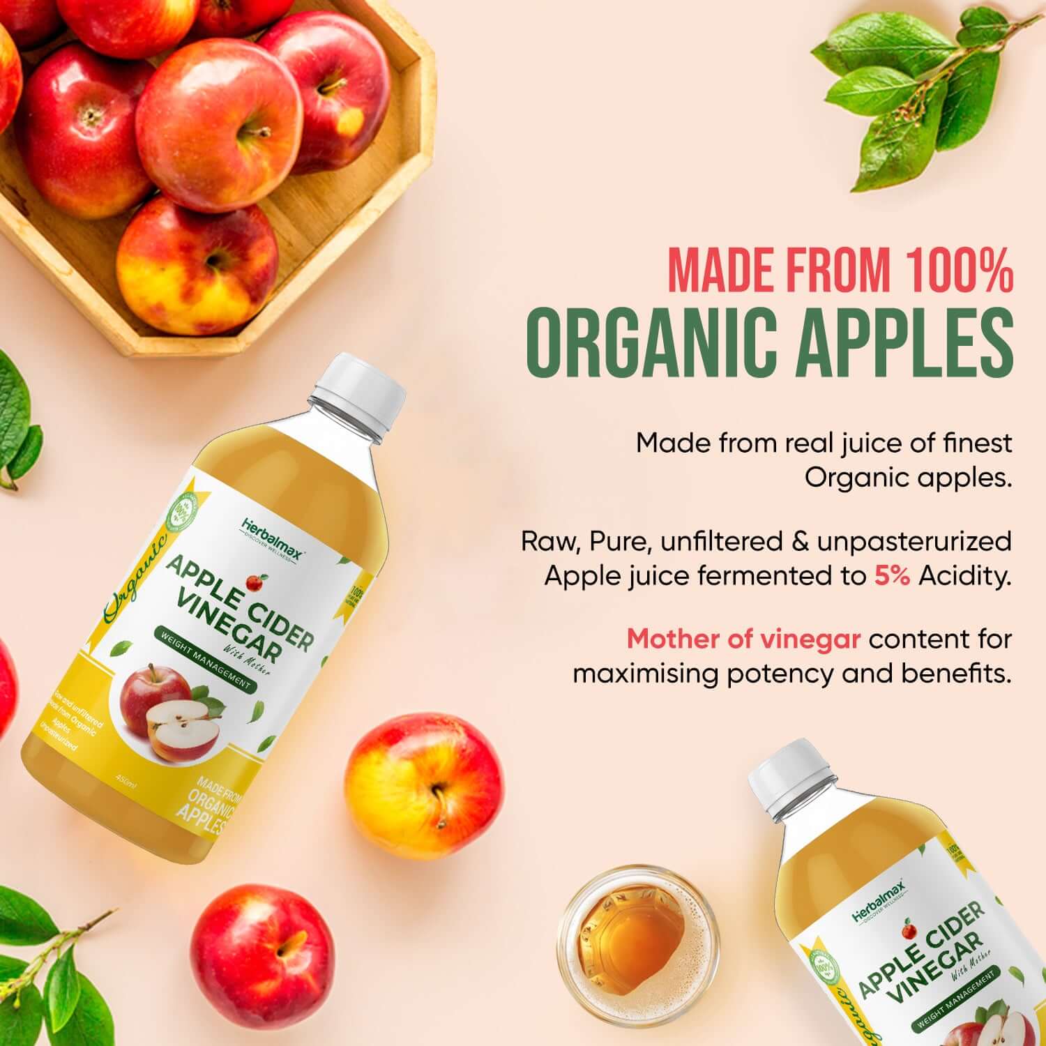 Buy Apple Cider Vinegar Juice Online for Weight Loss – Herbalmax