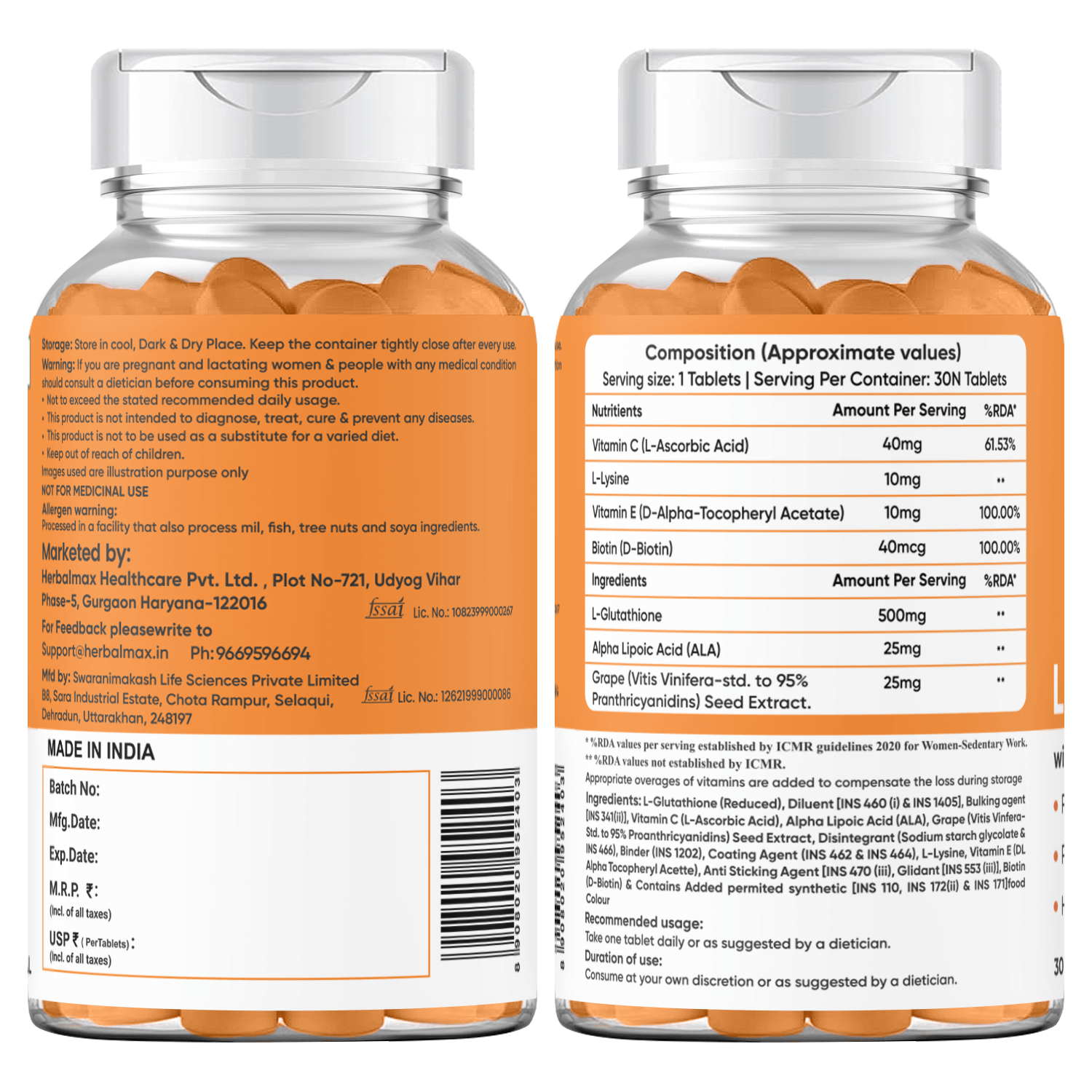 glutathione supplements