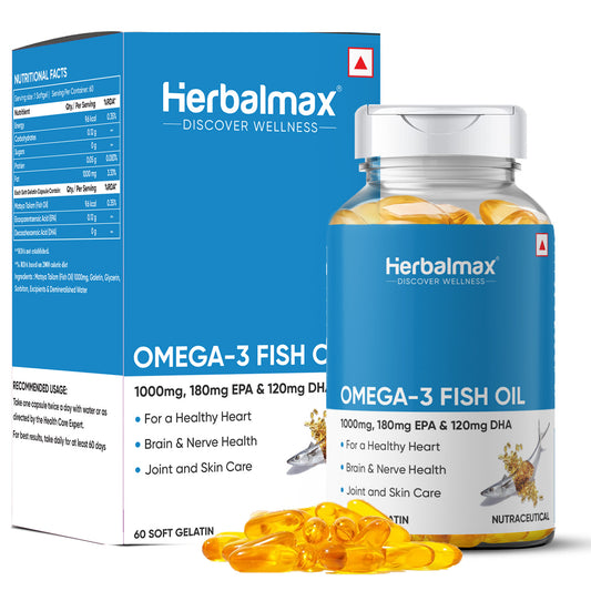 herbalmax omega 3 fish oil capsules