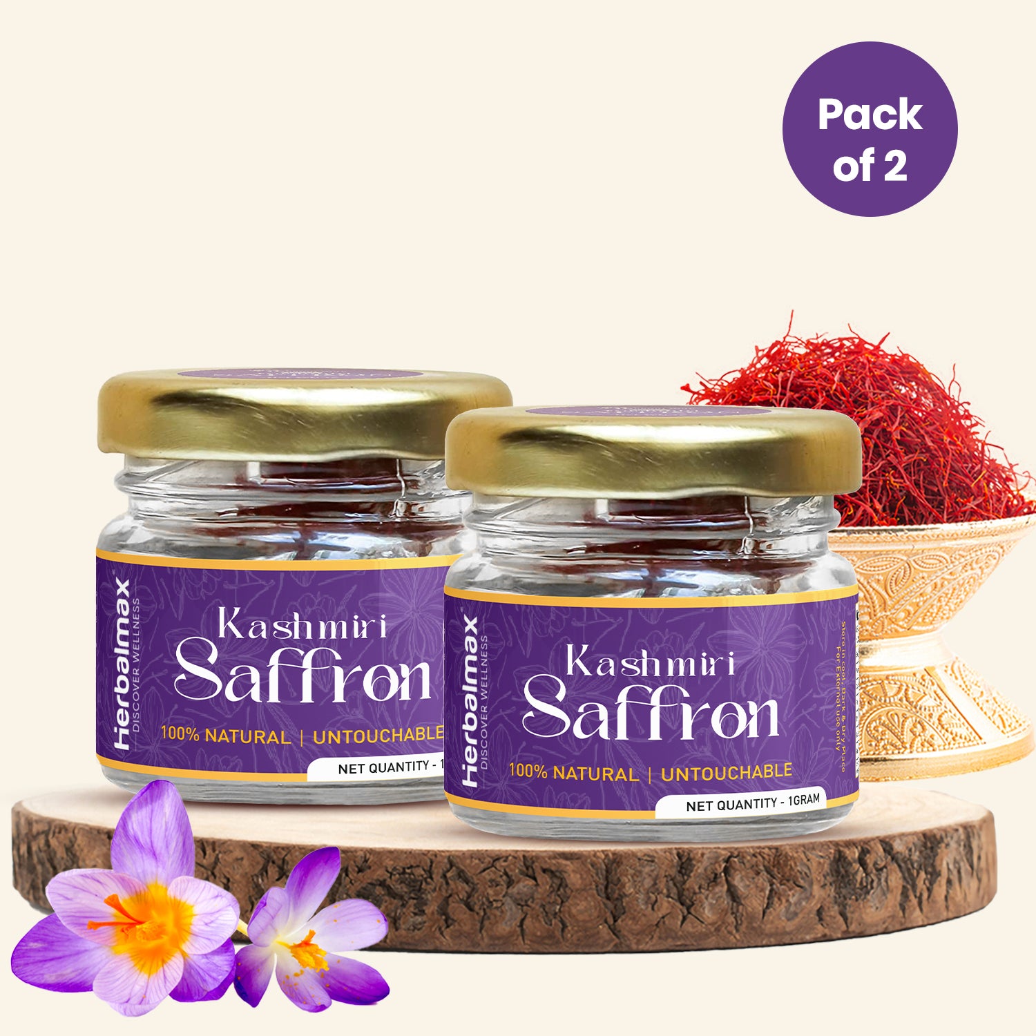 saffron pack of 1gm