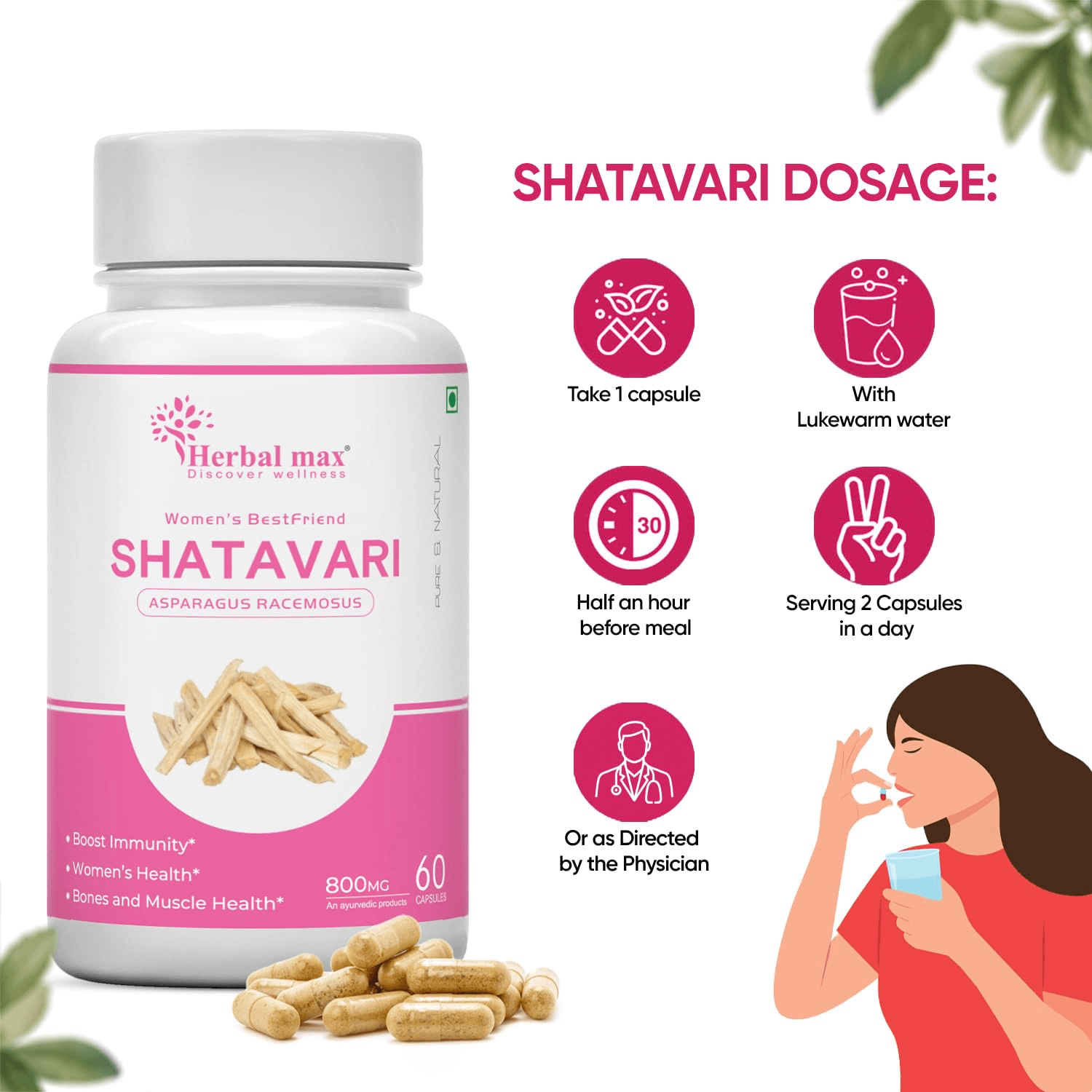 herbalmax shatavari capsules