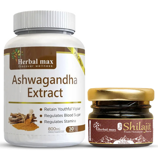 Shilajit and Ashwagandha